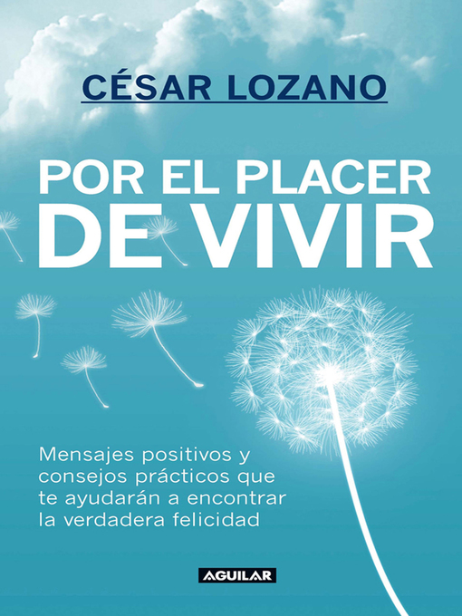 Title details for Por el placer de vivir by César Lozano - Wait list